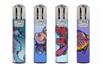 Clipper Feuerzeuge groß 48er Display Sprüche Fische